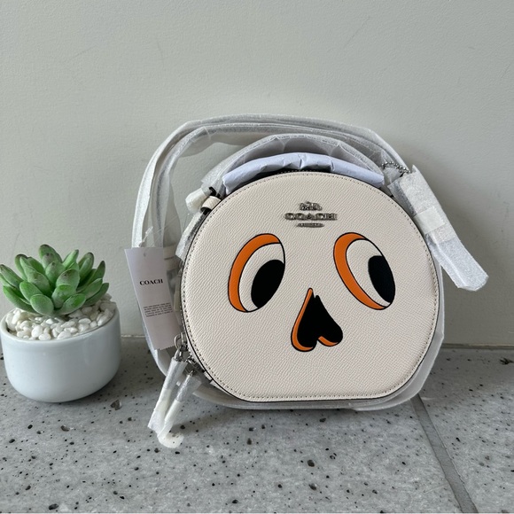 NWT Coach Canteen Crossbody With Halloween Skeleton - Picture 2 of 10